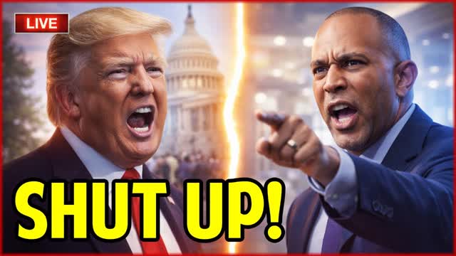 ? JEFFRIES SNAPS After TRUMP Calls DEMS 