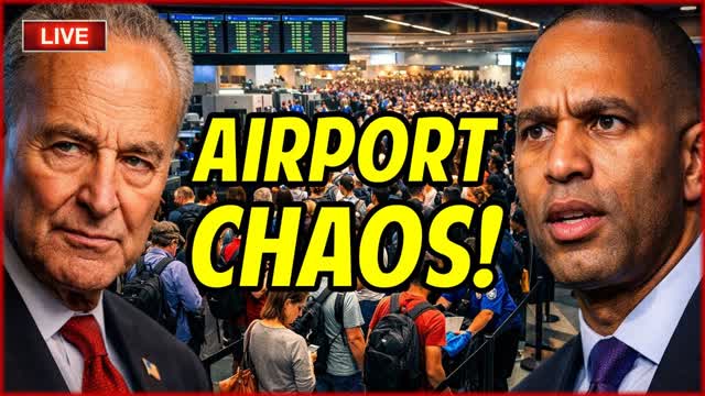 ? AIRPORT CHAOS! TSA Lines Hit 3 Hours Thanks To Democrat Shutdown
