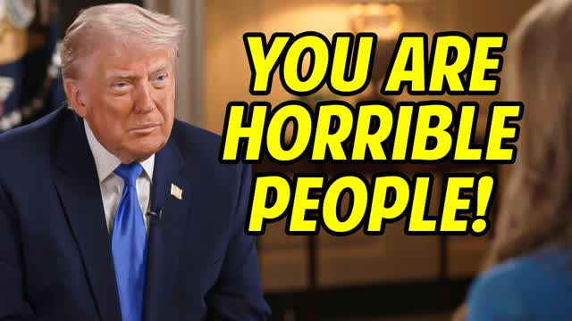 TRUMP SLAMS 60 Minutes Norah O'Donnell: "You're a Disgrace"