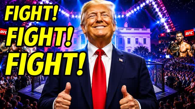 Trump Turns White House Into UFC ARENA...Media Melts Down!