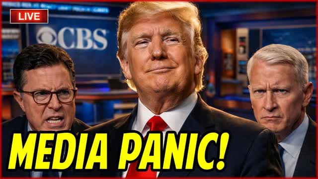 ? TRUMP Silences CBS? Colbert Cries, Cooper Flees!