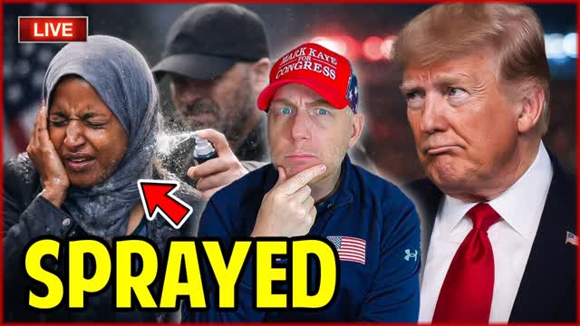 ? OMAR INCIDENT ERUPTS! Ilhan Omar Sprayed at Minneapolis Town Hall