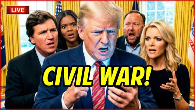 ? MAGA MELTDOWN! Trump Rips Candace, Tucker, Kelly, and Jones!