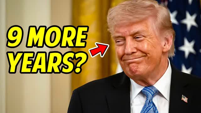 TRUMP Says 8 or 9 More Years In Office! Media Erupts.