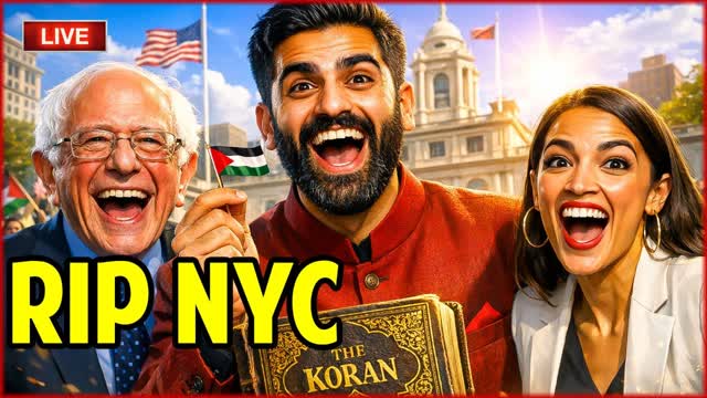 ? ITS OVER! Zohran Mamdani Sworn In on the Quran With Bernie Sanders and AOC.