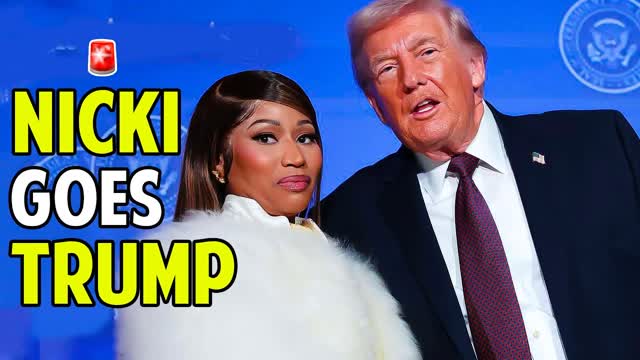 NICKI LOVES TRUMP: Minaj Declares Herself President Trump�s 