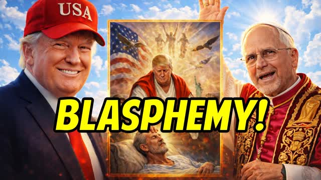 TRUMP Blasts Pope Leo Then Drops SHOCKING Jesus Photo!