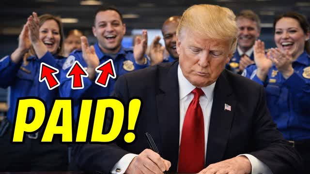 TRUMP Pays TSA Agents While Senate Scrambles Overnight!