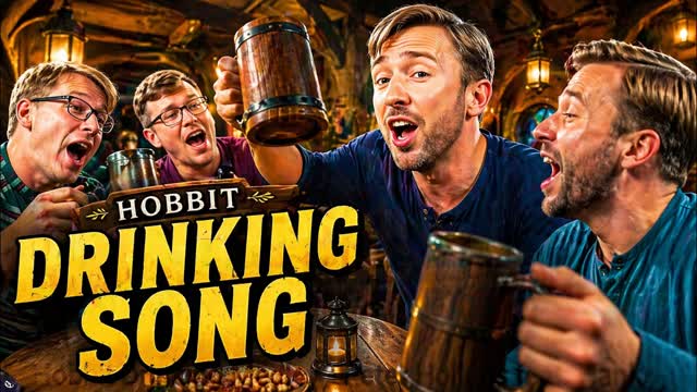 Hobbit Drinking Medley - Peter Hollens feat. Hank Green!!