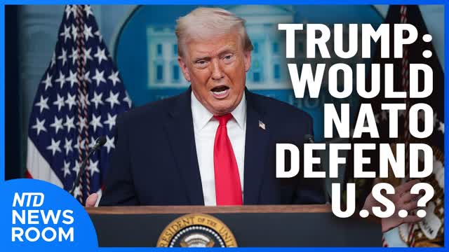 Trump Asks If NATO Would Rescue US; Trump At WH Briefing, Speaks On Year 1 | NTD Newsroom (Jan. 20)