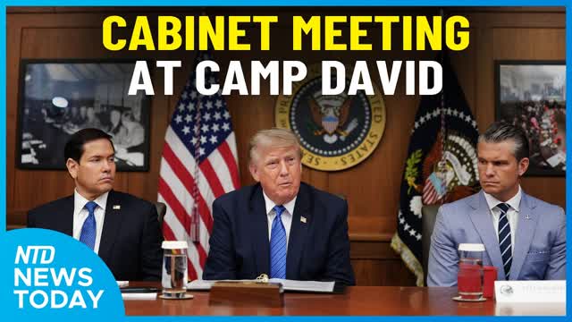 Trump Hosts Cabinet Meeting at Camp David; Spain�s Immigration Crisis | NTD News Today July 31