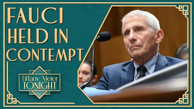 Fauci Held in Contempt by Senate Panel | Tiffany Meier Tonight Full Broadcast (August 6)