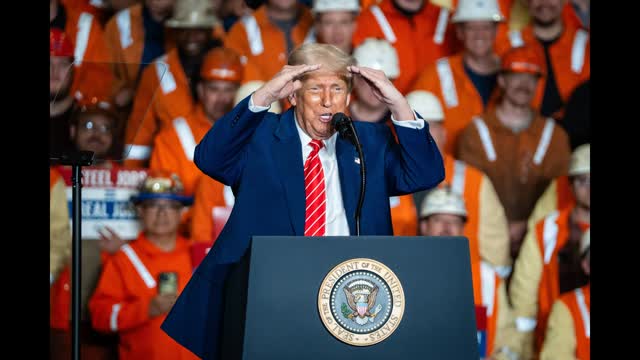 LIVE: Trump Visits Coosa Steel Corporation in Georgia