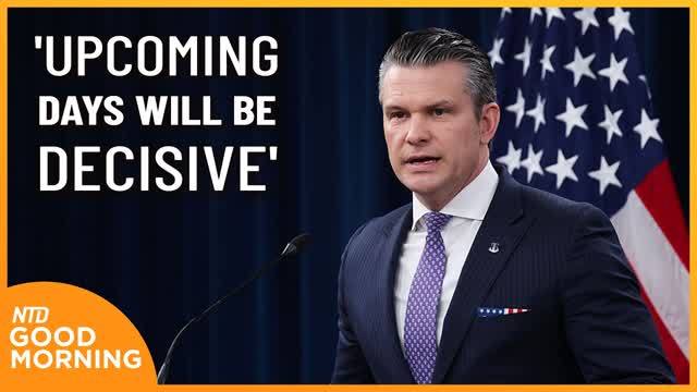 Hegseth: 'Upcoming Days Will Be Decisive'; Gas Prices to $4 A Gallon | NTD Good Morning (March 31)