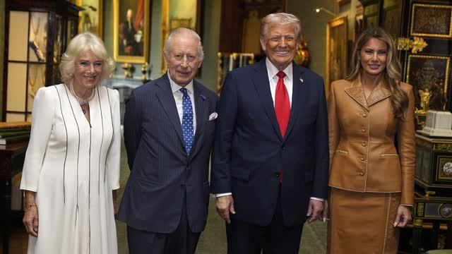 LIVE: Trump, First Lady Welcome UK's King Charles, Queen Camilla to White House