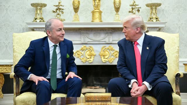 LIVE: Trump Meets With Irish Prime Minister Micheal Martin