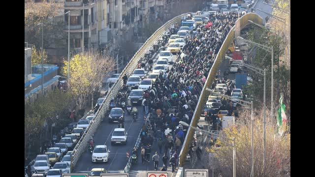 Residents Protest in Iran Over Collapsing Currency