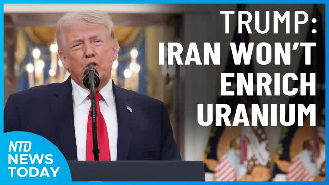 Trump: US, Iran to 'Dig Up' Enriched Uranium; Oil Prices Plunge | NTD News Today (April 8)