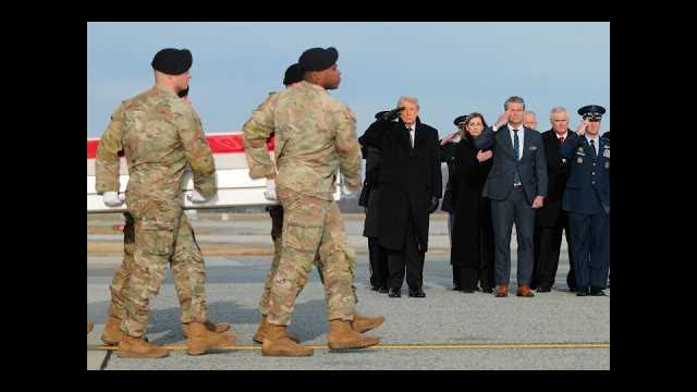 LIVE: Trump and First Lady Participate in Dignified Transfer Ceremony