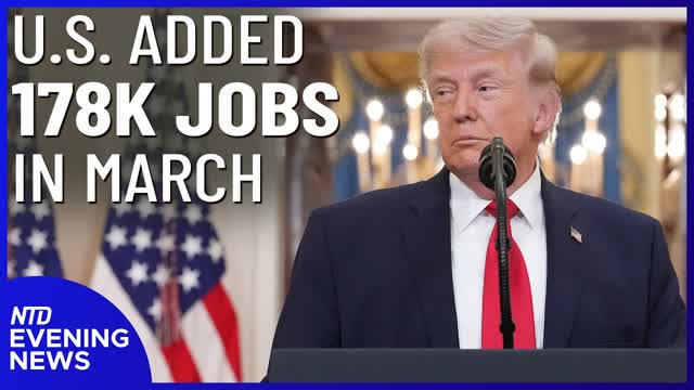1 Rescued After US Fighter Jet Downed in Iran; Strong March Jobs Report | NTD Evening News (Apr. 3)