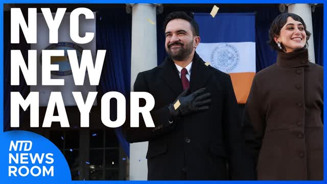 New NYC Mayor Mamdani Inaugurated; U.S. Homicide Rate Approaches Record Drop | NTD Newsroom (Jan. 1)