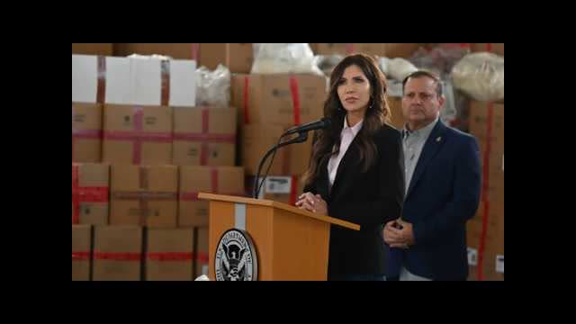 Noem Highlights Drug Seizures, Warns DHS Shutdown Threatens US Security