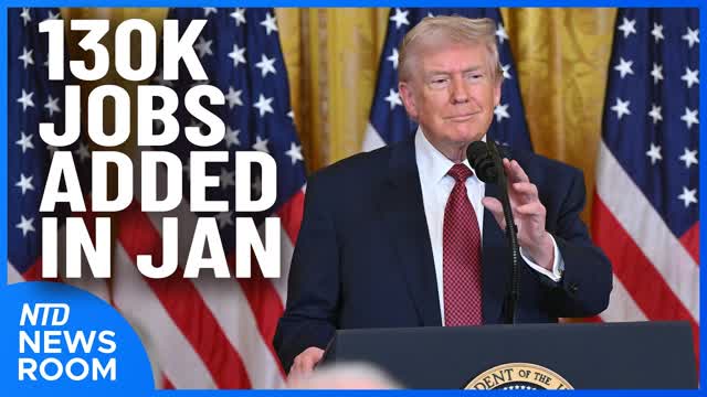 130K Jobs Added In January; Bitcoin Transferred To Guthrie Ransom Account | NTD Newsroom (Feb.11)