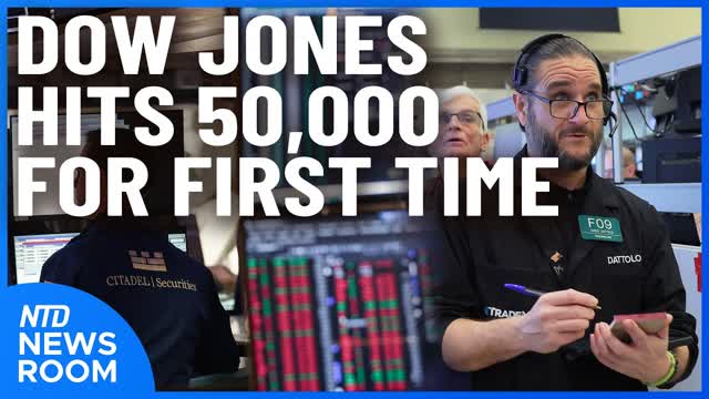 Dow Jones Passes 50,000 for 1st Time; U.S. Sanctions Iran�s Shadow Oil Fleet | NTD Newsroom (Feb. 6)
