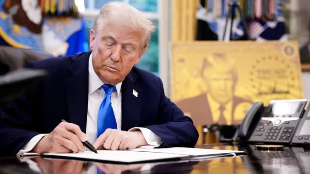 LIVE: Trump Signs Congressional Bills