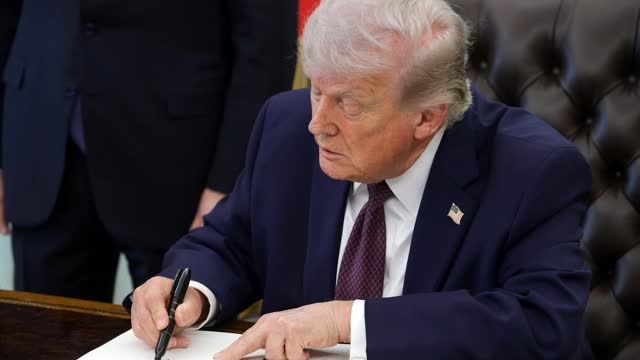 LIVE: Trump Signs Executive Order at the White House