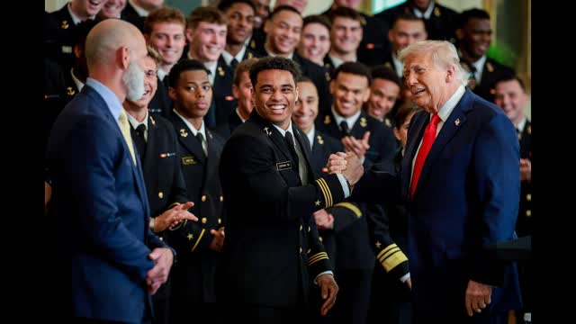 LIVE: Trump Participates in the Commander in Chief Trophy Presentation