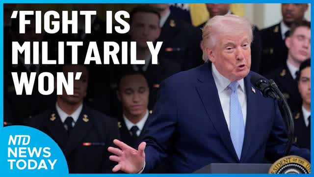 Trump: �Fight is Military Won� in Iran; Chuck Norris Dies at 86 | NTD News Today March 20