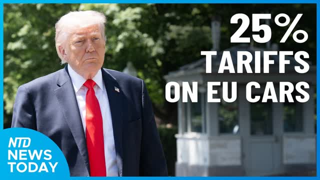 Trump to Raise Tariffs on EU Autos to 25%; Trump Heads to Florida | NTD News Today May 1