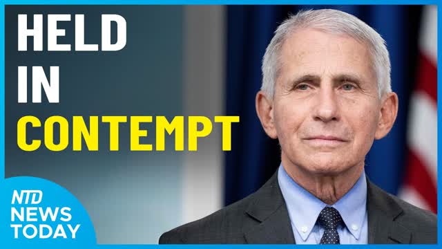 Senators Vote to Hold Fauci in Contempt; Trump Dismisses Munitions Report | NTD News Today Aug 6