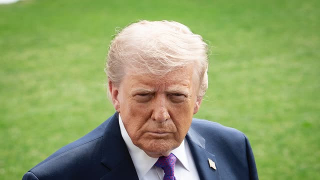 Trump Departs White House for Miami UFC Event