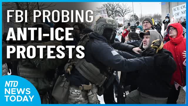 Patel: FBI Probing Anti-ICE Protests; Senate Advances War Powers Measure | NTD News Today Jan. 8