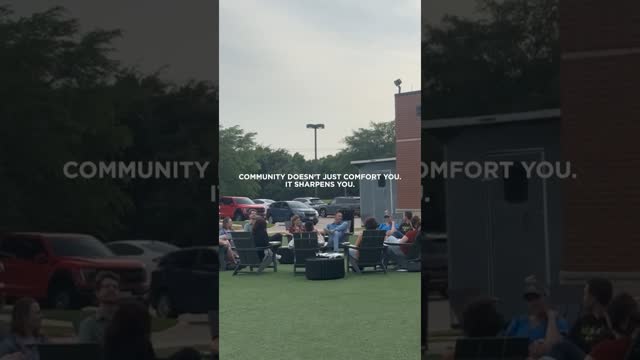 Your Community Doesn�t Just Comfort You. It Sharpens You.