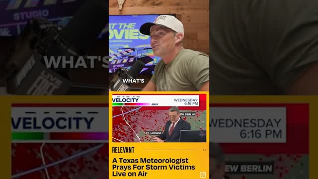 Local Weatherman's Public Act of Faith Goes *VIRAL*