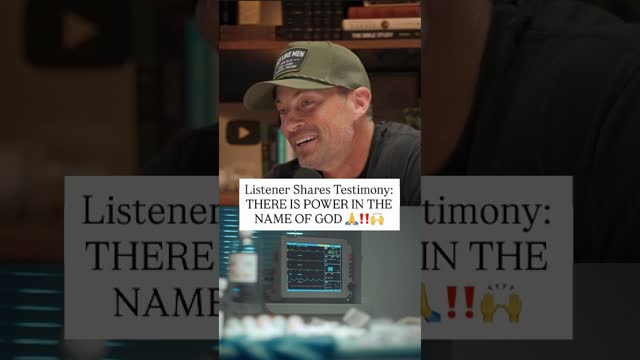 Listener Shares Testimony: There Is POWER in the name of God
