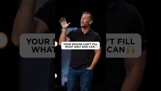 Your Spouse Can't Fill What Only God Can